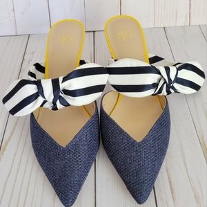 Cabi womens shoes bow kitten heels sz 8